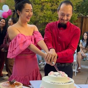 Elegant Pink Party Dress (set)